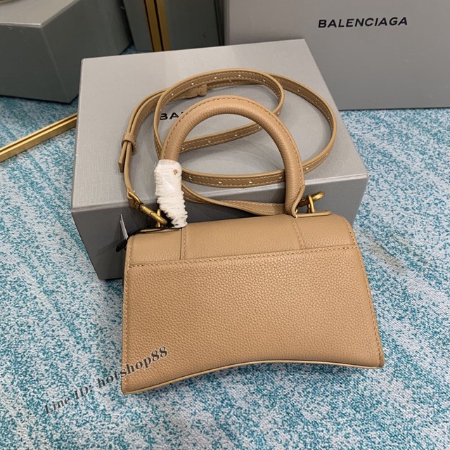 Balenciaga專櫃爆款手提肩背女包 巴黎世家鑽石紋xs小號Hourglass沙漏包 fyj1023